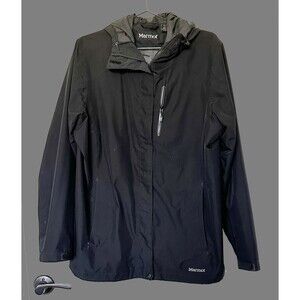 Marmot Black Rain Jacket Women's XL